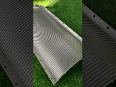 Aço inoxidável Wedge Wire Coanda Screen Sieve Bends Para Koi Fish Pond