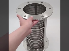 Polishing Wedge Wire Screen com tamanho de fio 2x3mm e abertura de fenda 0,02mm-15mm